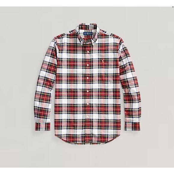 Ralph Lauren Polo 90s Pony logo Flannel plaid button down shirt 3XL B Collared - Picture 1 of 7